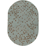 Enrique Oval Area Rug in 7 Colors & 2 Sizes