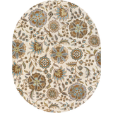 Ernie Oval Area Rug in 3 Colors & 2 Sizes
