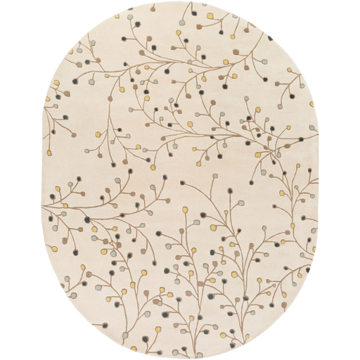 Enrique Oval Area Rug in 7 Colors & 2 Sizes