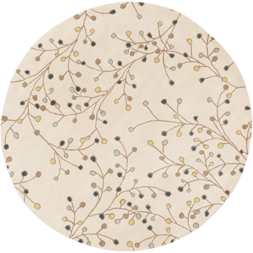 Enrique Round Area Rug in 7 Colors & 4 Sizes