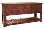 Rustic Solid Parota Wood Occasional Collection
