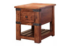 Rustic Solid Parota Wood Occasional Collection