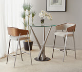 Aria Mid Century Stool in Bar or Counter Height