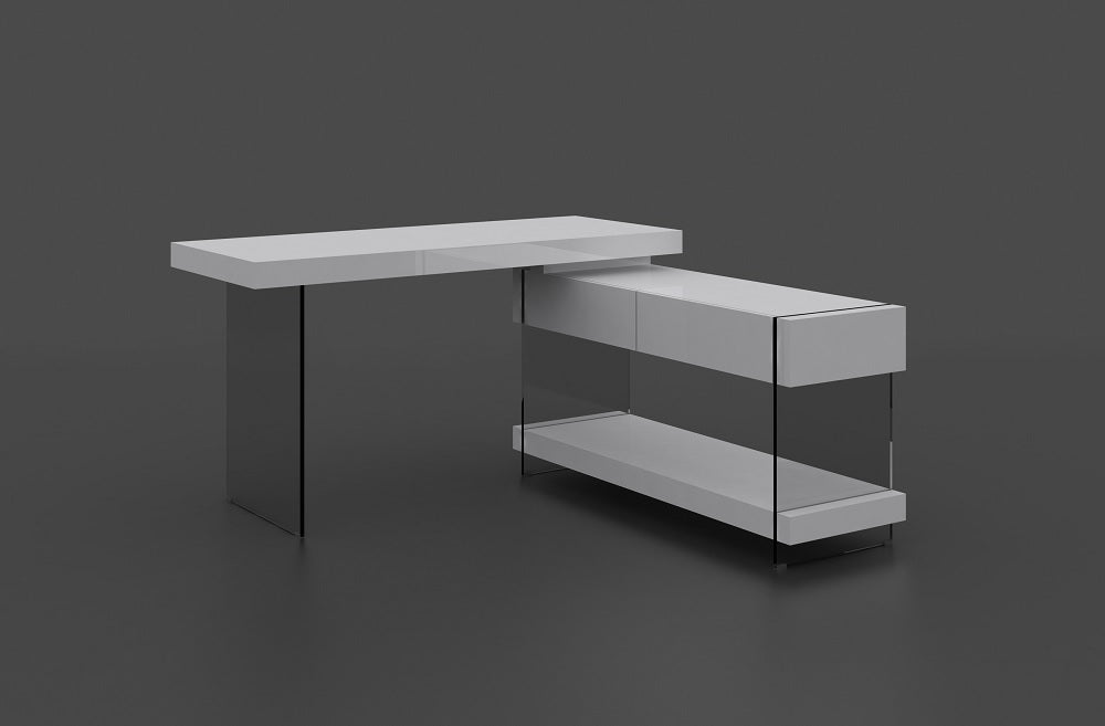 Claudia Modern Office Desk in 3 Color Options