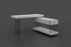 Claudia Modern Office Desk in 3 Color Options
