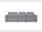 Josie Gray Modular Power Reclining Sectional with Adjustable Backs