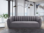 Arnie Channel Tufted Sofa in 2 Color Options