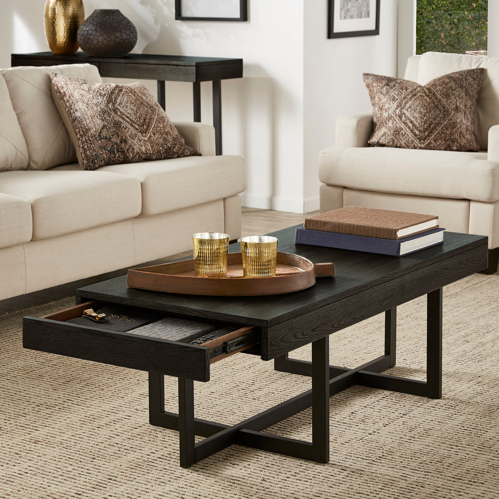 Mid Century Modern Storage Occasional Tables in 4 Color Options