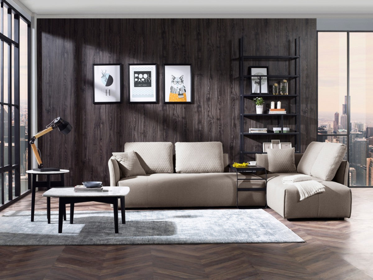 Polly Modern Modular Fabric Sectional