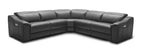 Nola Leather Reclining Sectional in 2 Color Options